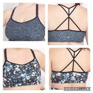 NWT LIVI Super Soft Low Impact Bras Bundle of Two Size 10/12 Bra Size 36C-D, 38B